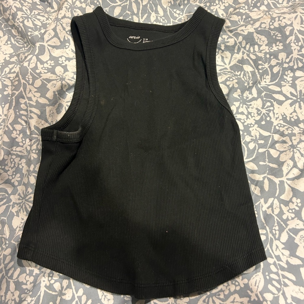 Aerie black tank top